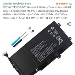 Notebook Battery Compatible with HP Envy 14 Touchsmart M6

