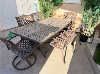 Patio table set