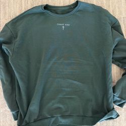 Trust God Graphic Crewneck Sweatshirt