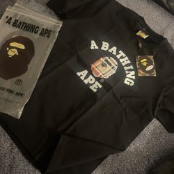 Black Burberry Bape T-Shirt