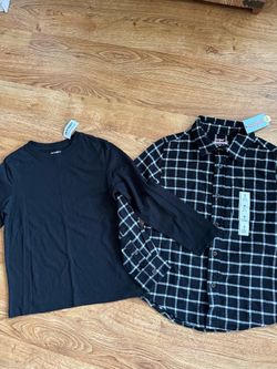 New! Old Navy and Cat & Jack Boys Shirts Size8
