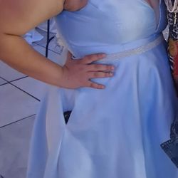 Beautiful Baby Blue Dress Plus Size $30