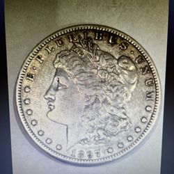 1897-O Morgan 90% Silver Dollars 