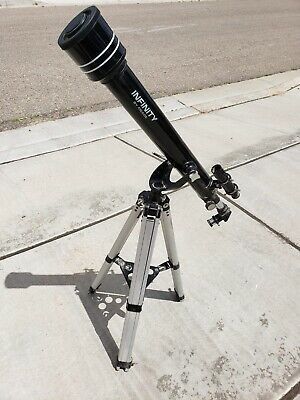 MEADE 60AZ-D TELESCOPE WITH TRIPOD, EYEPIECES, STORAGE BAG & ELECTRONIC EYEPIECE