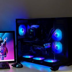 Gaming PC Custom Built by AREA-51✅🕹Full White RGB Set,Intel i7/32GB RAM/2TB🖥1 Yr Wrnty‼️ RTX 5070 GPU💥 $0 Down Finance Available