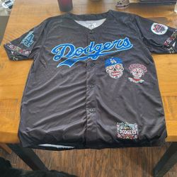LA Dodgers Jersey Dia De Los Muertos 