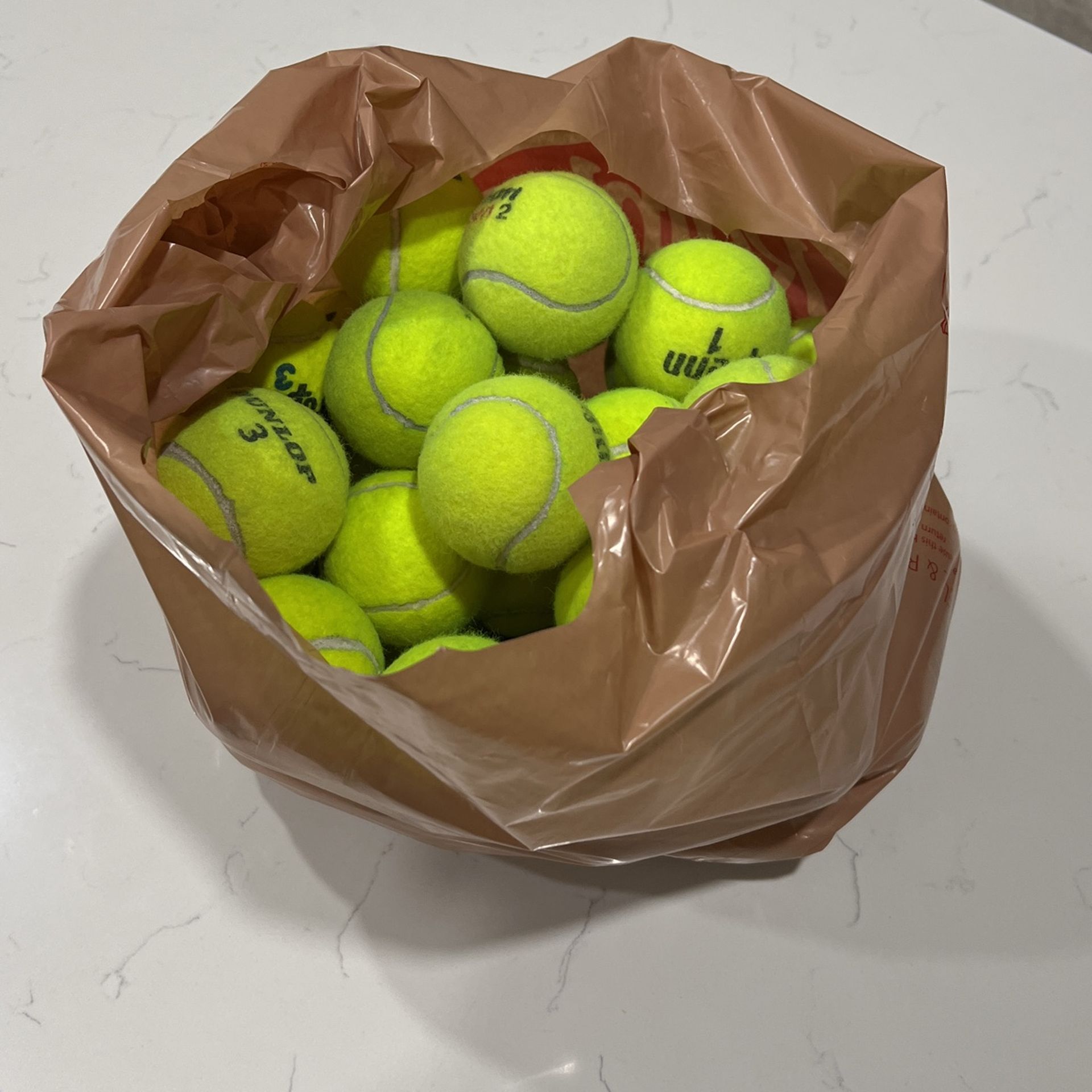 40 Used Tennis Balls