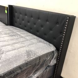 New Queen Size Bed Frame With New Mattress And Boxspring Included