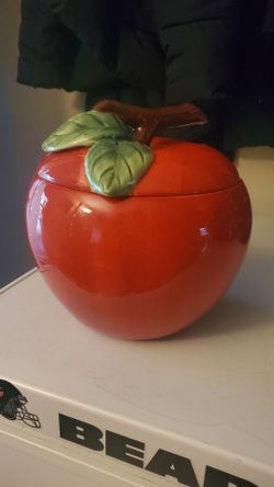 Apple cookie jar