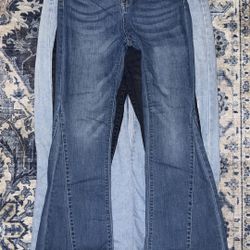 Mid Rise Flare Jeans