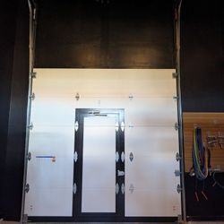 Garage Door With Pass Through Door 