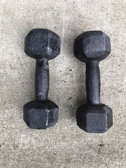 Pair of 8 lb Dumbbells