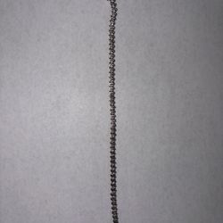 10k White Gold Diamond Bracelet 