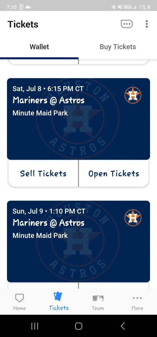Astros Tickets