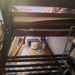 Bunk Bed   Full On Bottom Twin On Too ///Loft Bed 