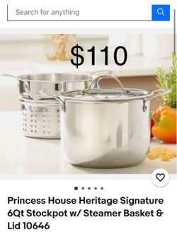 Princess house 6qt pot