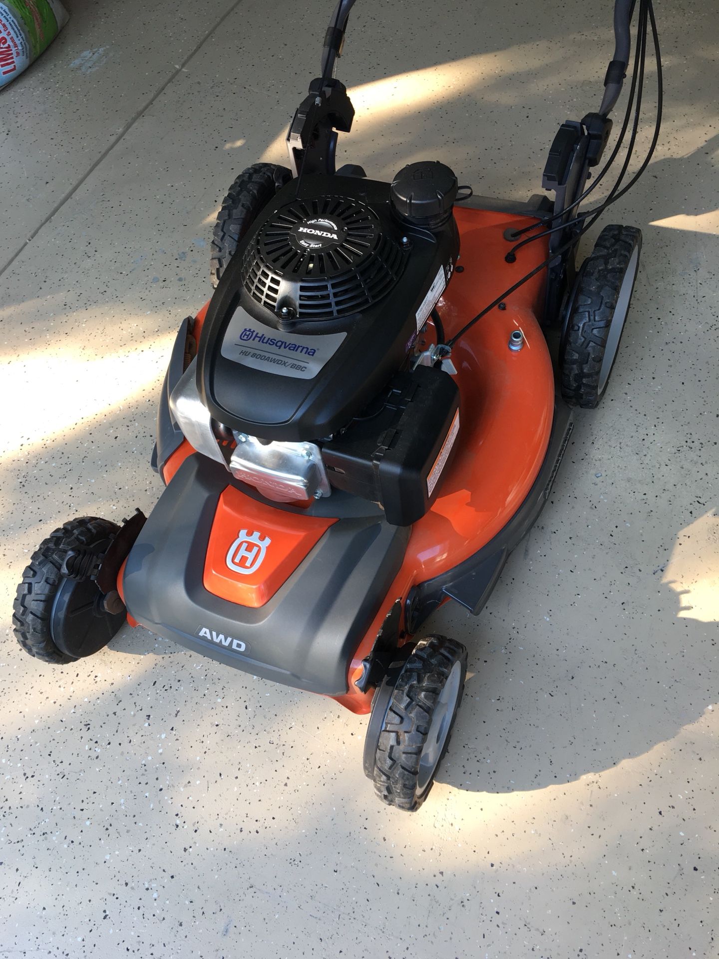 Husqvarna awd mower honda engine sales