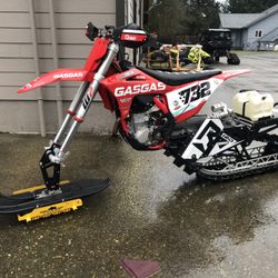2021 Gas Gas Mc 450 With 120 Rail Kit.