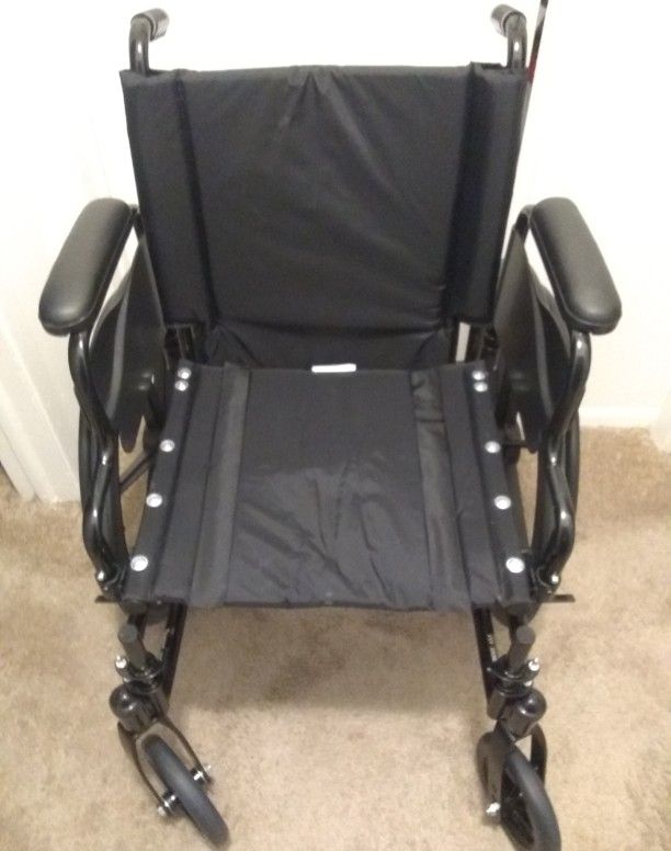 Adult Wheelchair With Oxygen Tank Holder