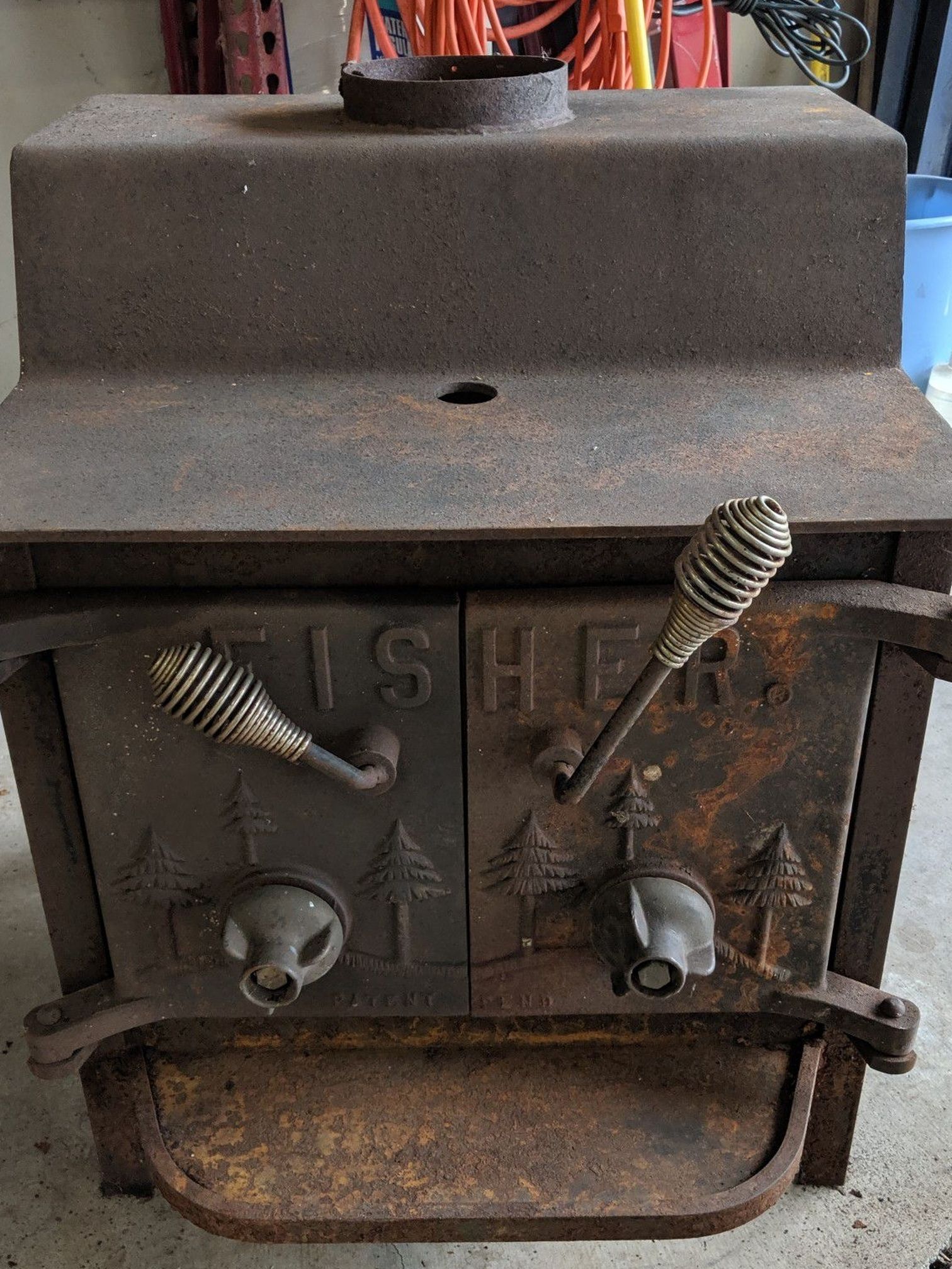 Vintage Fisher wood stove. for Sale in WA OfferUp