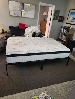 Full size mattress and frame