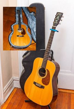 EXC Johnson JD17 Solid Spruce Top Acoustic Guitar & TKL Case