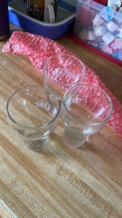 3 Classic Coca Cola Glass