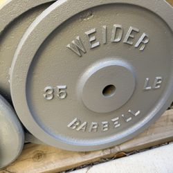 35 Pound Standard Weight Plates