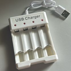 USB charger for AA batteries 