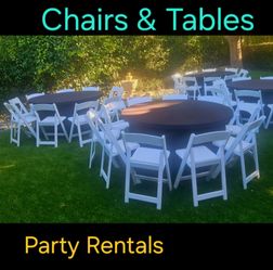 Chairs and Tables for Events