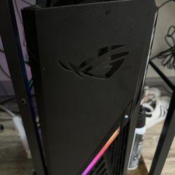 Asus Rog Gaming Desktop And Monitor