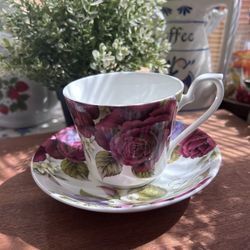 🌹 Victoria’s Secret and Astbury Cup & Saucer Set