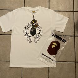 chrome hearts x bape shirt 