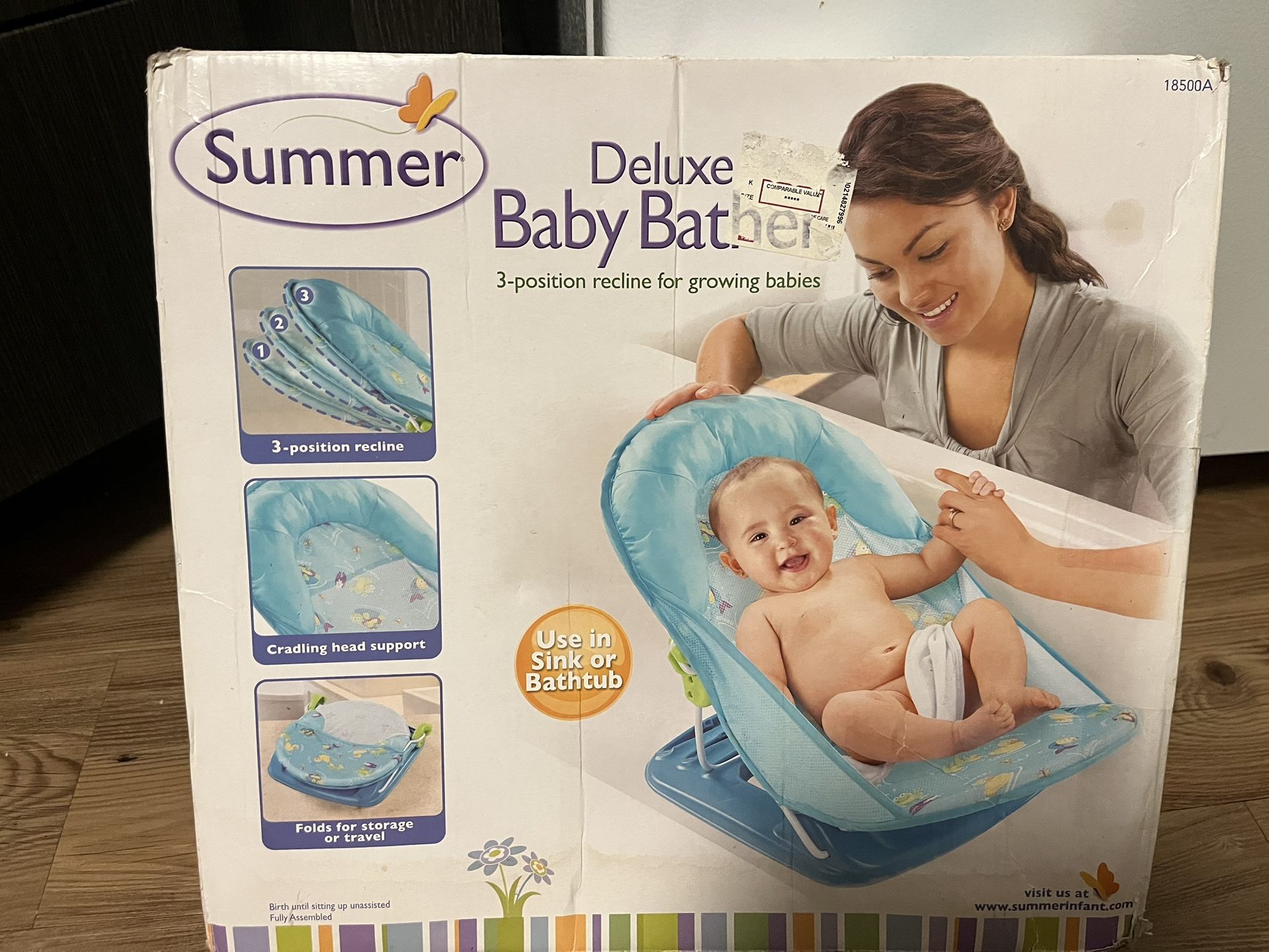 New Summer infant Foldable Take Along Bath Chair
