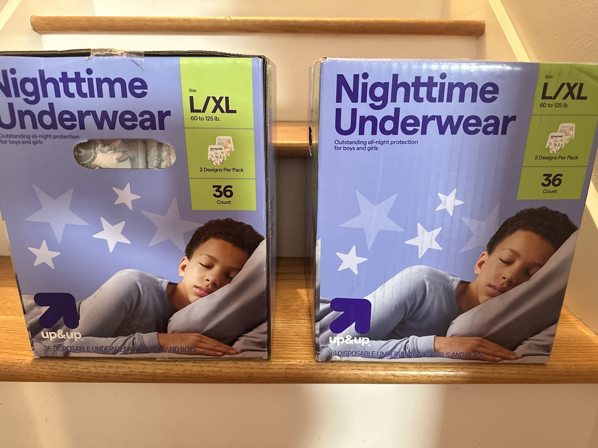 Nighttime underwear for boys