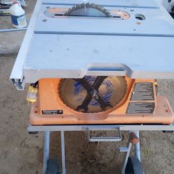 Ridgid 10-in table saw