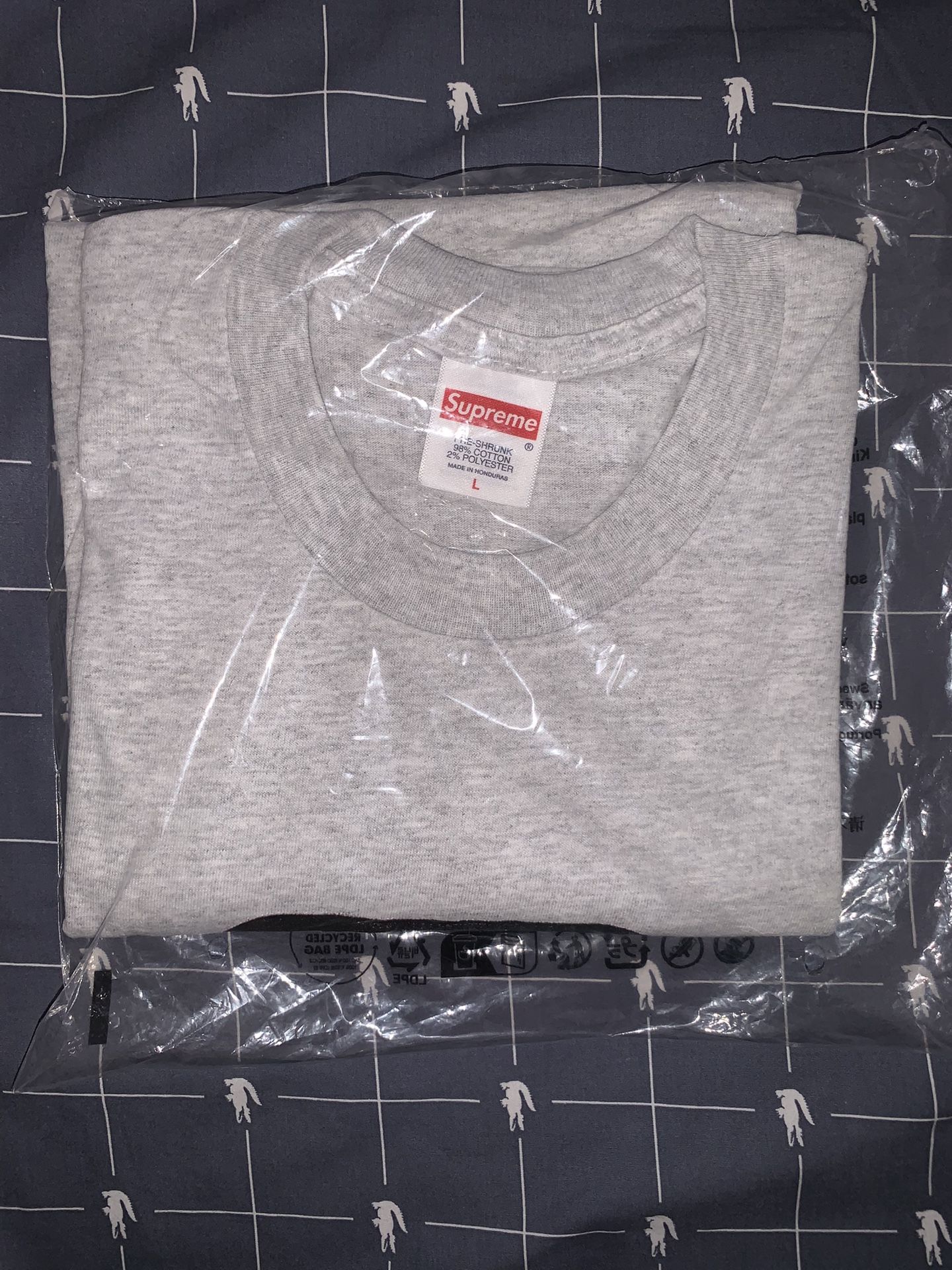 Supreme Wu-Tang Clan RZA Tee Ash Grey Size Large