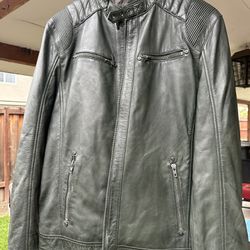 Leather Jacket-XL