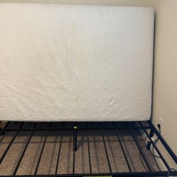 Full size Bed frame And Mattress