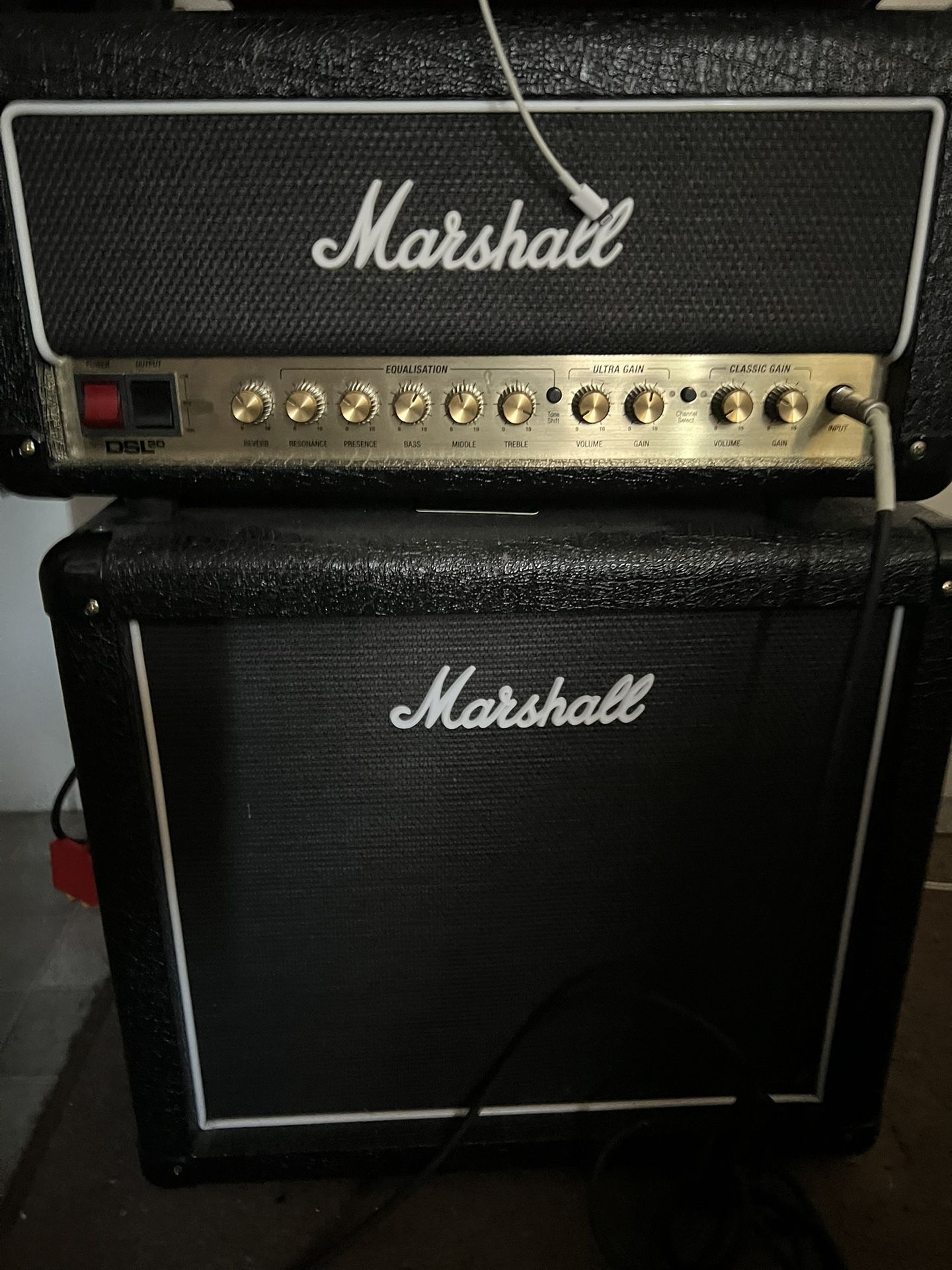 Marshal Amp And Cabinet