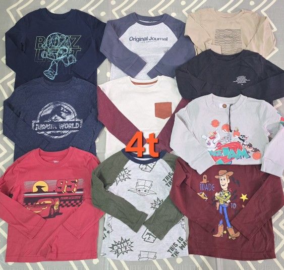 Boys Long Sleeve Tees