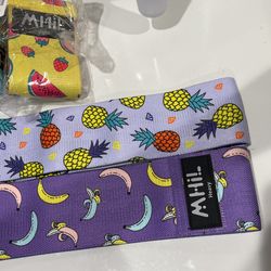 Resistance Bands; Fruit, Multiple Levels Of Resistance