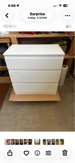 IKEA malm 3 drawer dresser