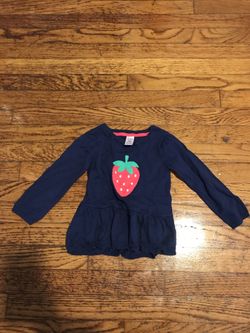 24 months Blue strawberry sweater