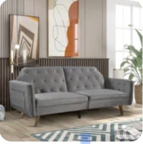 79” Couch grey Futon