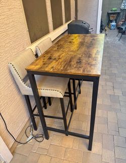 Table and chairs