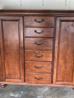 Solid wood dresser $120
