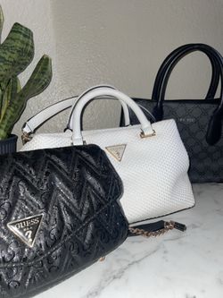 2 Guess purses and a Nine West