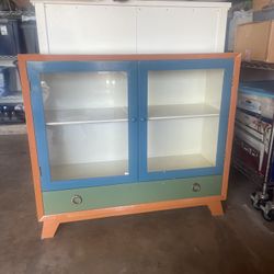 Vintage Henrendon Cabinet Bookshelf 