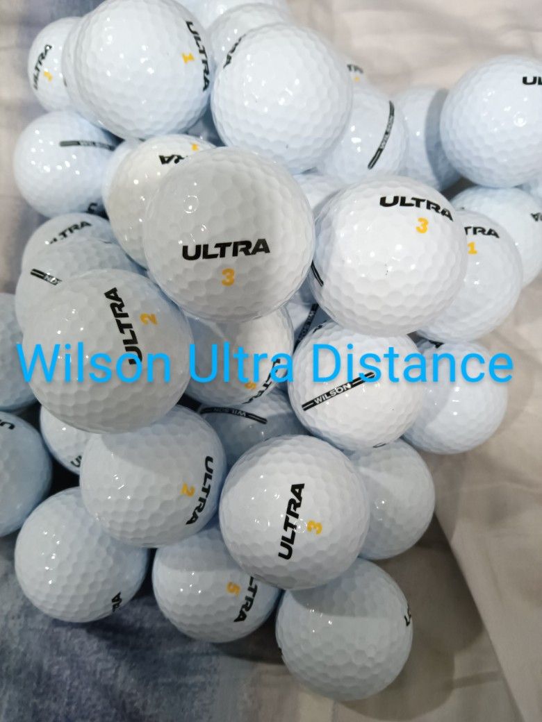 50 Used Wilson Ultra Distance Balls In Excellent Condition NM 